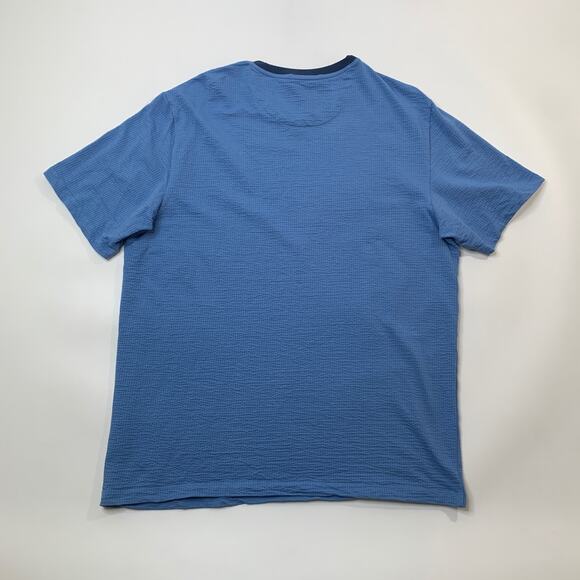 Scotch & Soda Shirt Mens XL Extra Large Copen Blue Stretch Cotton Crew Neck Tee - Picture 7 of 11
